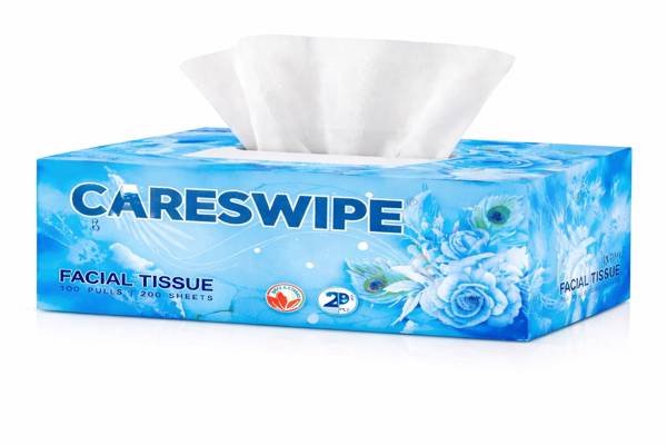Careswipe Soft Facial Tissue Papers -100 Pulls 200 sheets